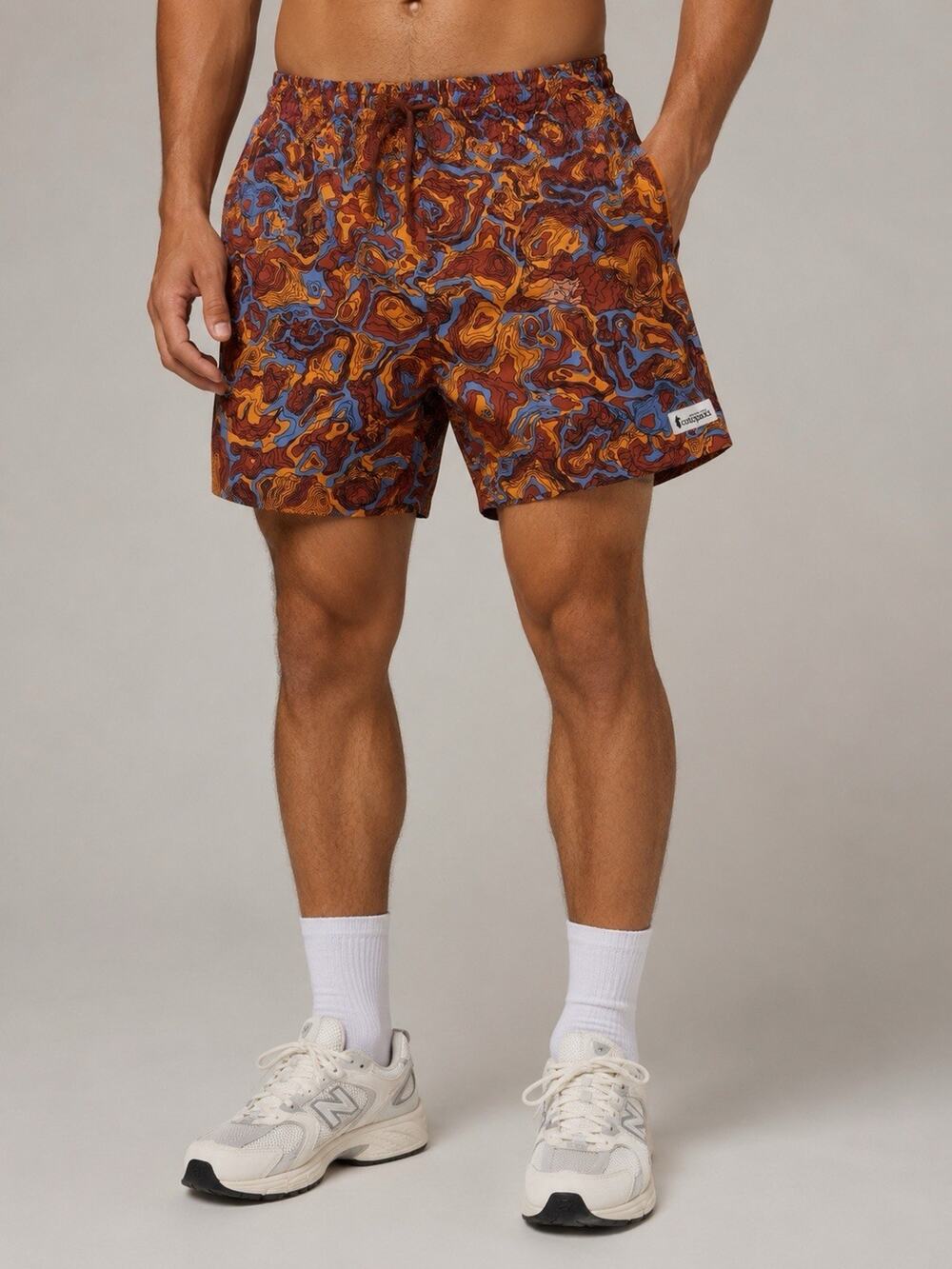 Cotopaxi Swim Trunks Topographic Graphic Print Colorful Shorts Mens XL